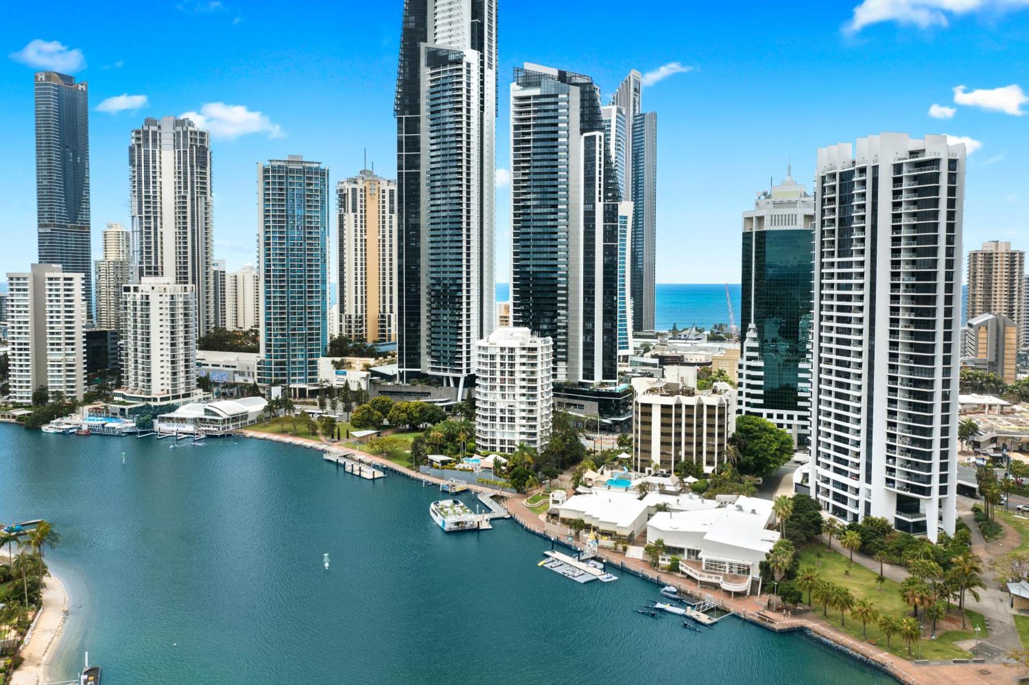 Tiki Hotel Apartments Surfers Paradise Gold Coast Exteriér fotografie